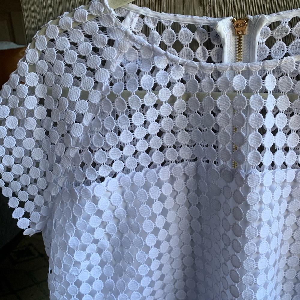 Sail to Sable White Crochet Lace Blouse